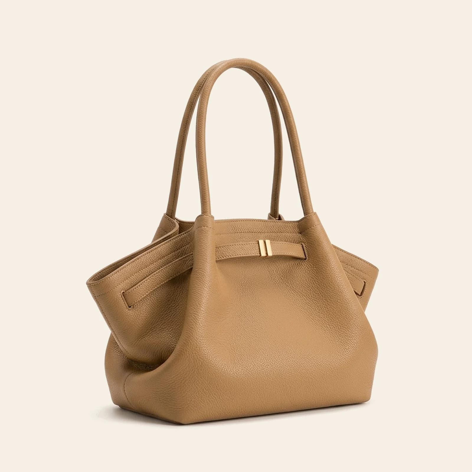 Amalfi Dumpling Bag Large — Latte, view 1