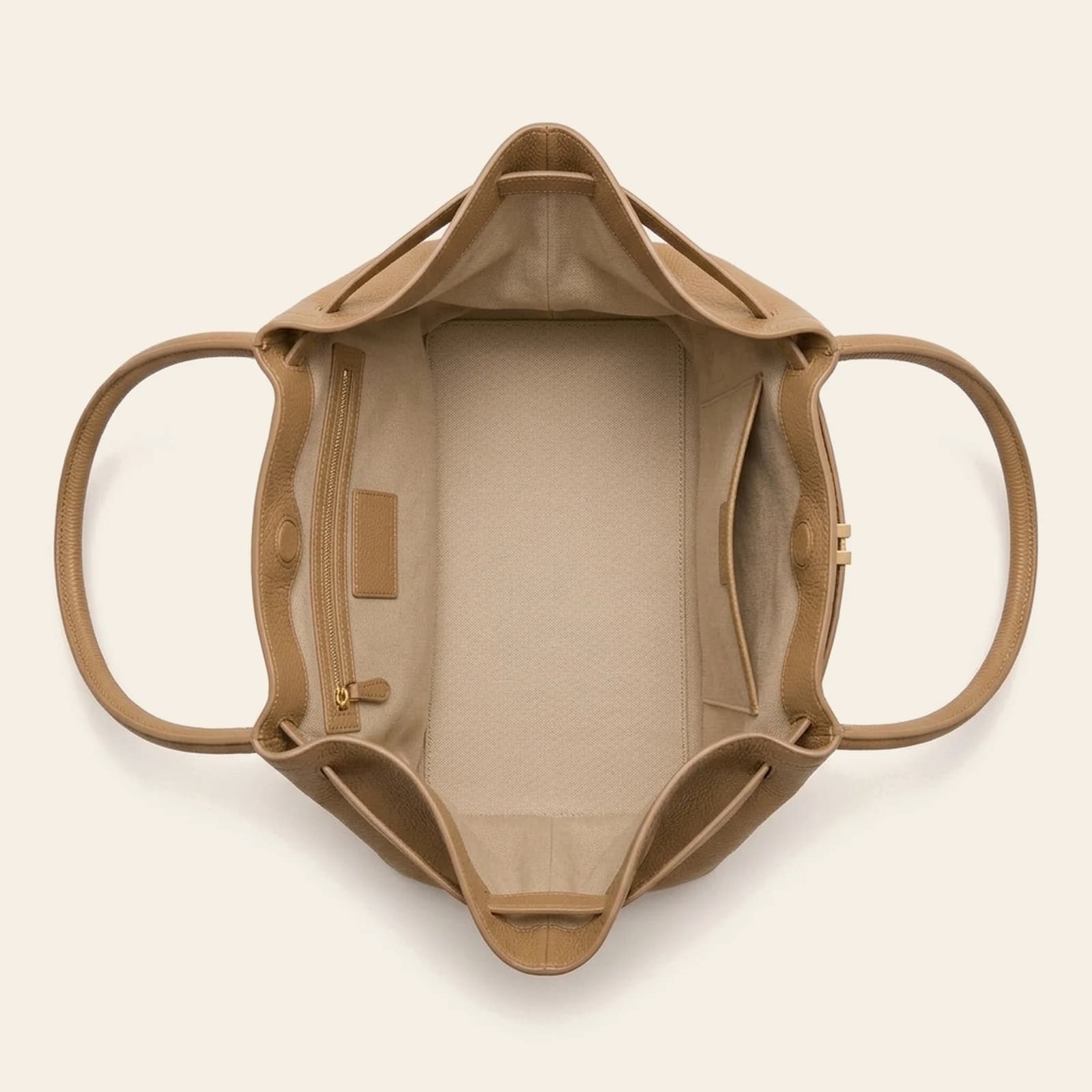 Amalfi Dumpling Bag Large — Latte, view 4