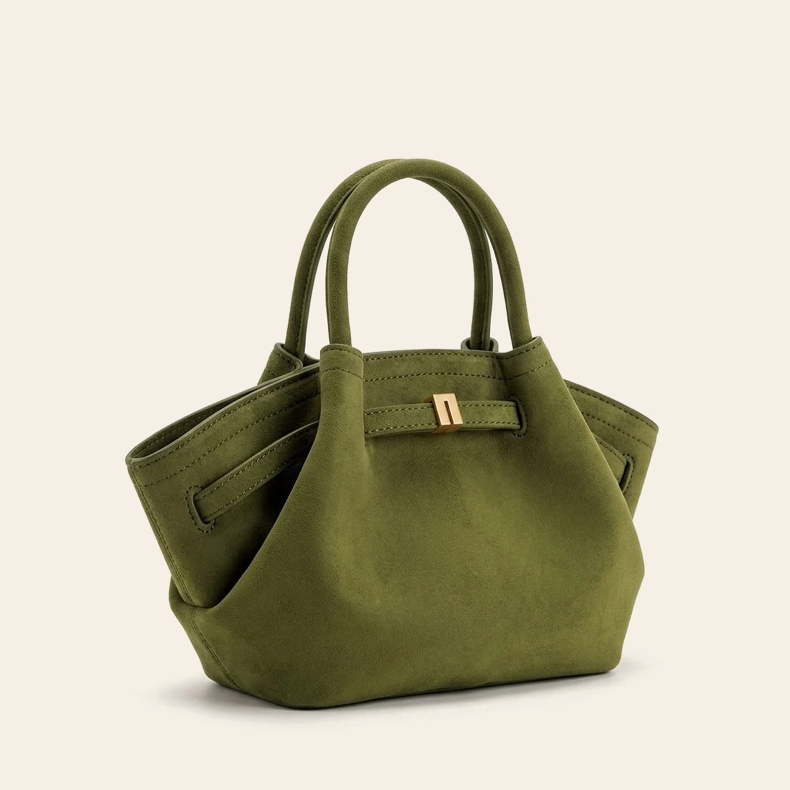 Amalfi Dumpling Bag Small — Green, view 1