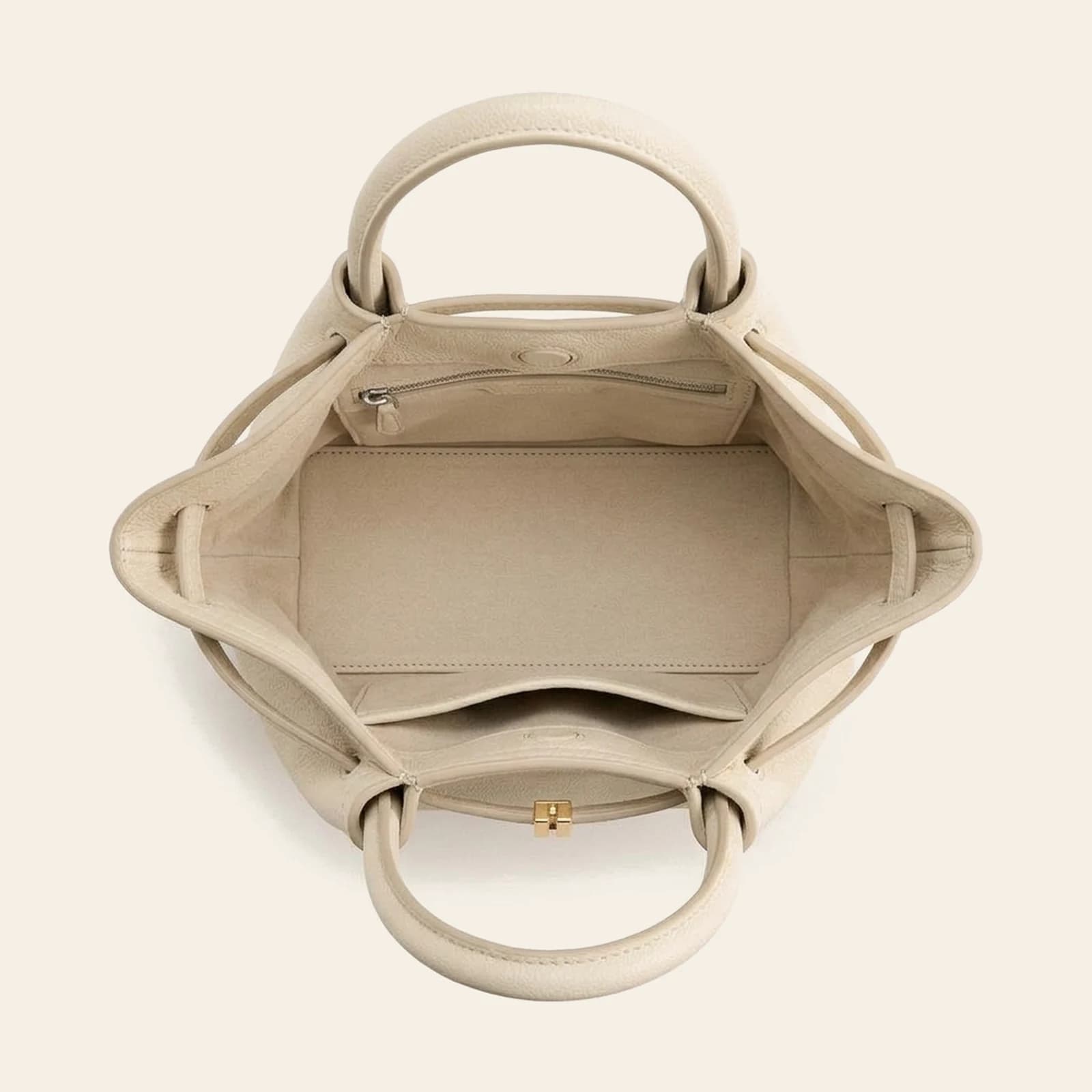 Amalfi Dumpling Bag Small — White, view 4