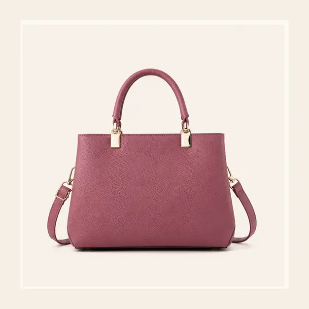Avery Bow Satchel — Rose, view 2