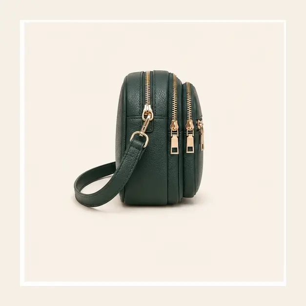 Camille Crossbody — Forest, view 3
