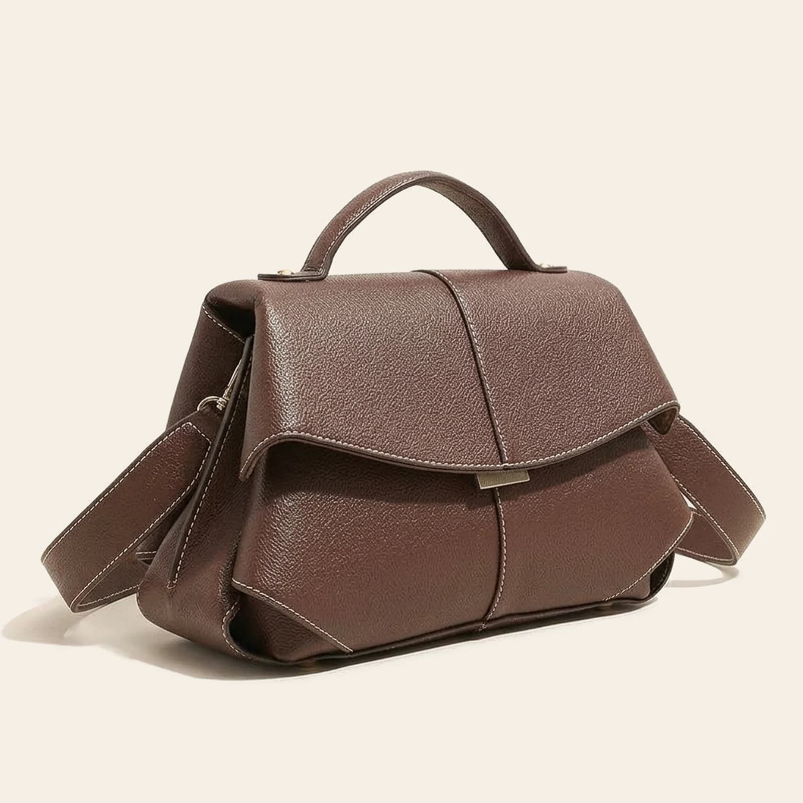 Cora Saddle Bag — Coffee, view 1