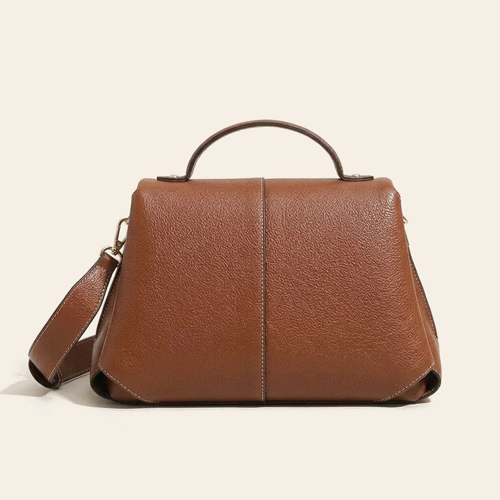 Cora Saddle Bag — Cognac, view 2