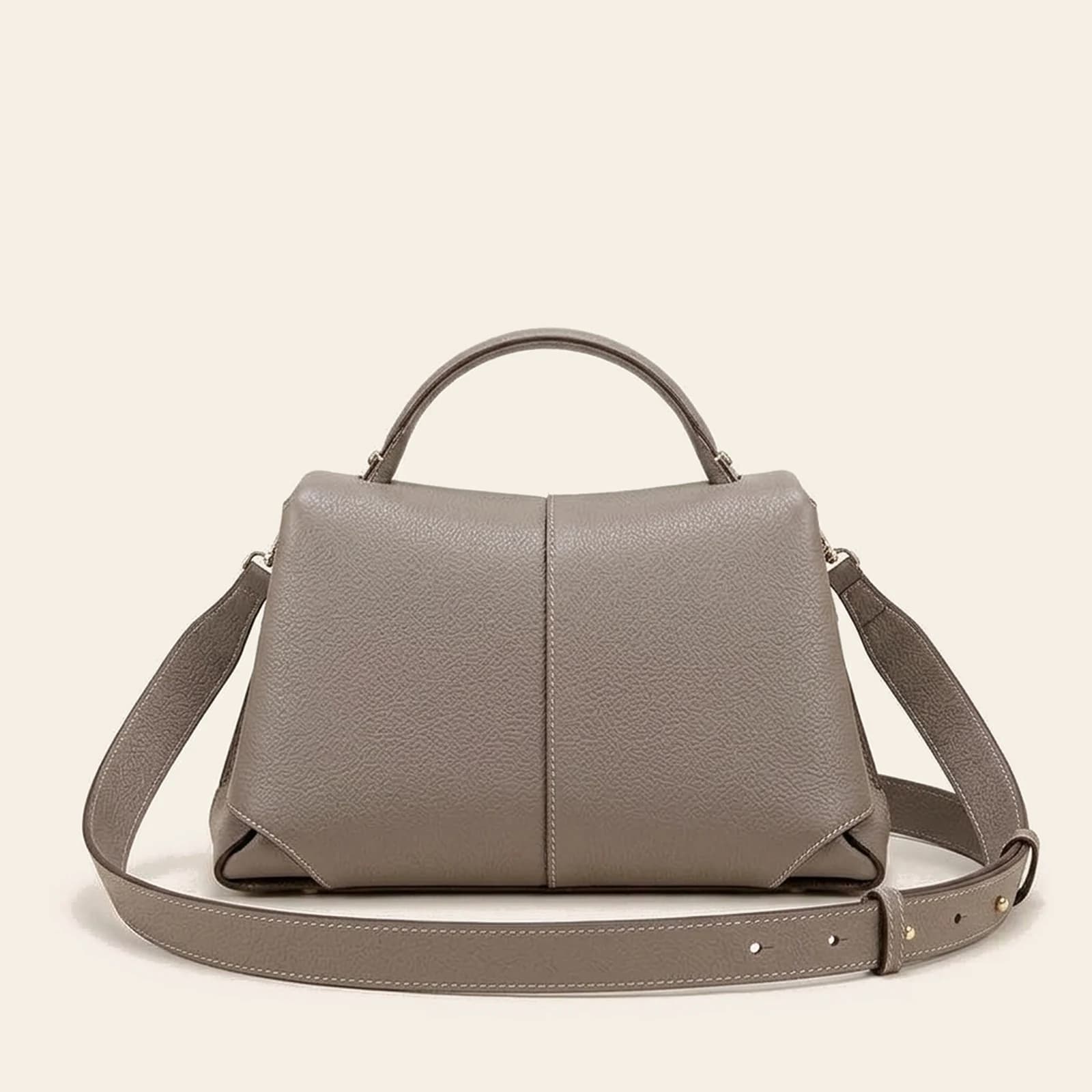 Cora Saddle Bag — Gray, view 2