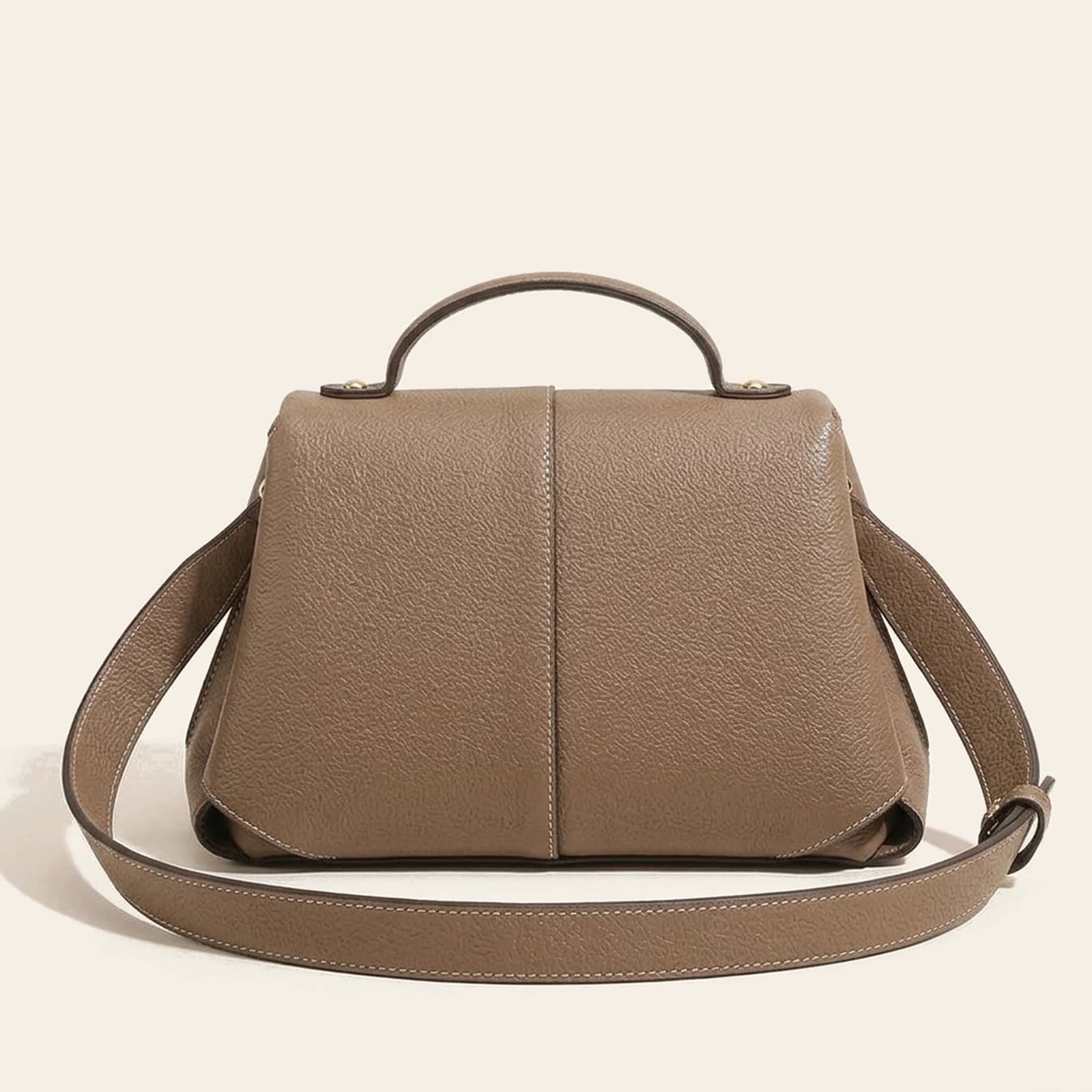 Cora Saddle Bag — Khaki, view 2