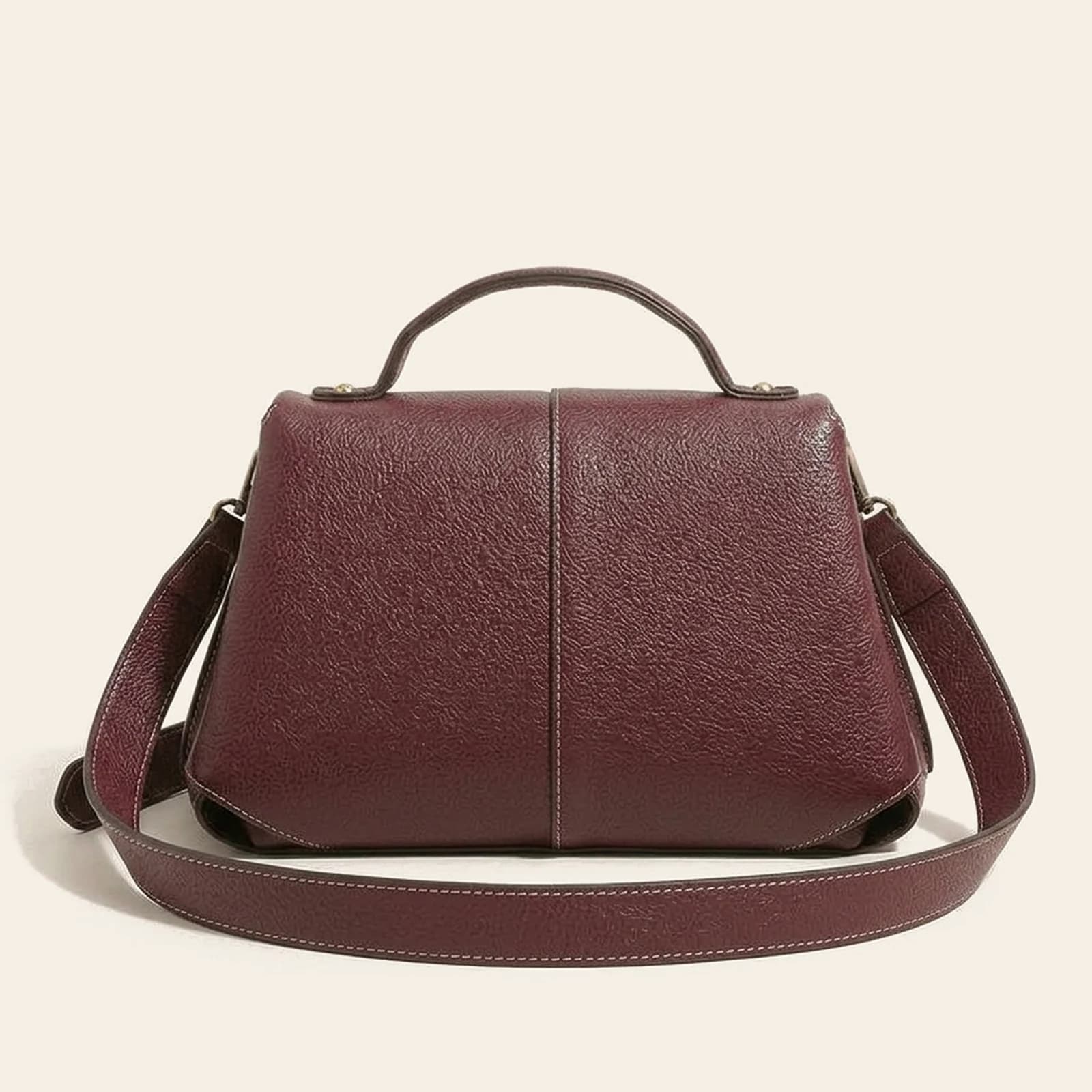 Cora Saddle Bag — Red, view 2