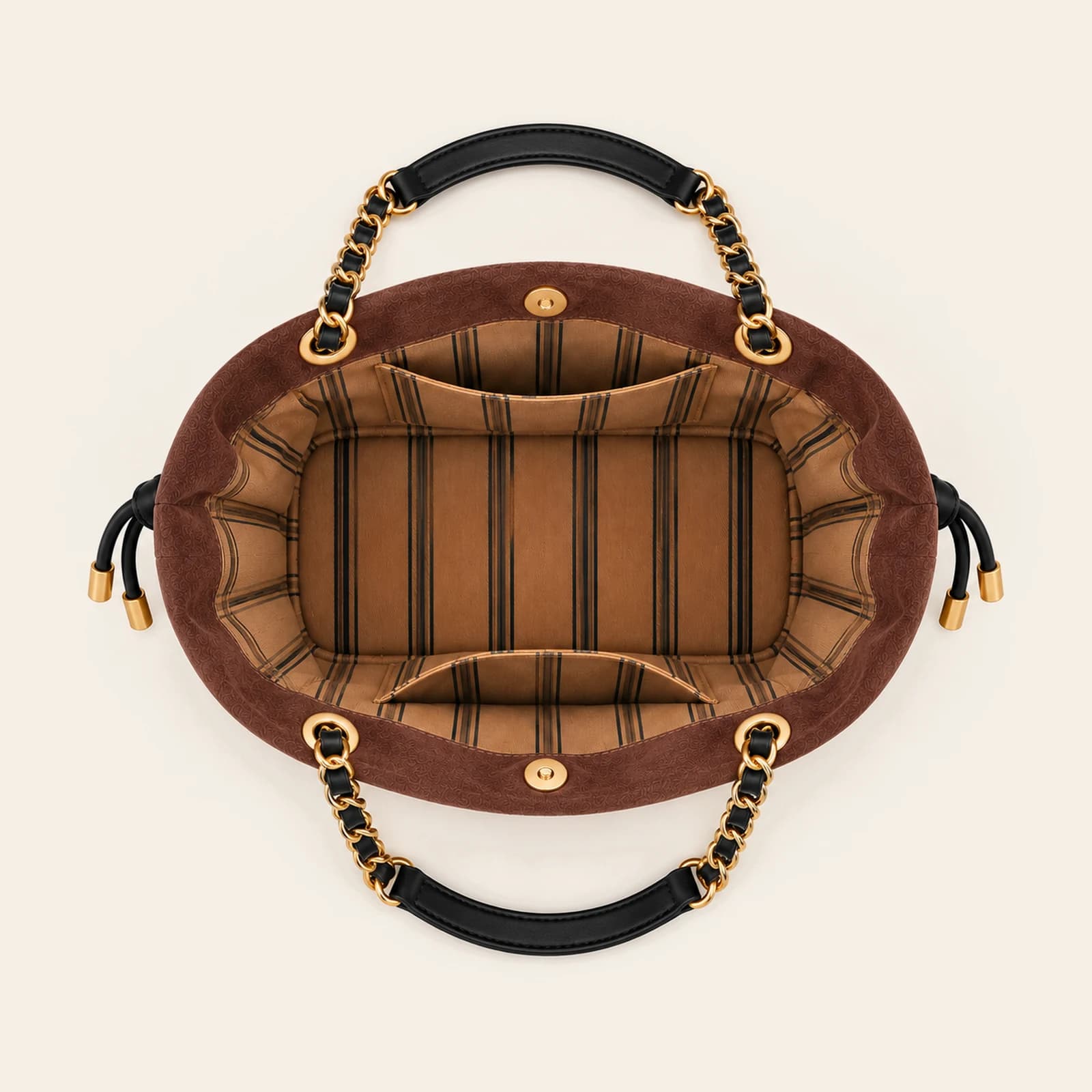 Marlow Suede Bucket Small — Coffee, view 4