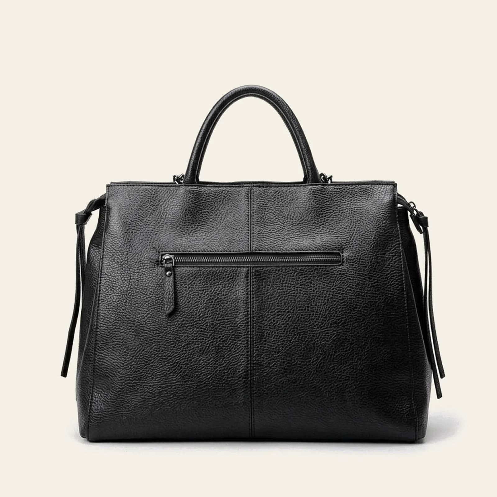 Nero Chain Satchel — Black, view 2