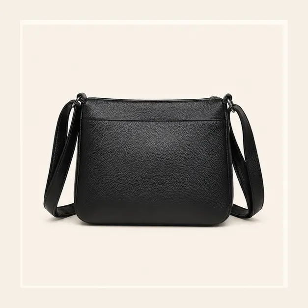 Noir Lace Crossbody — Black, view 2
