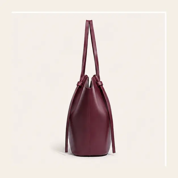 Portofino Carryall — Burgundy, view 3