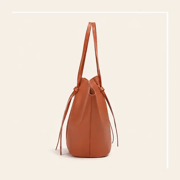 Portofino Carryall — Cognac, view 3