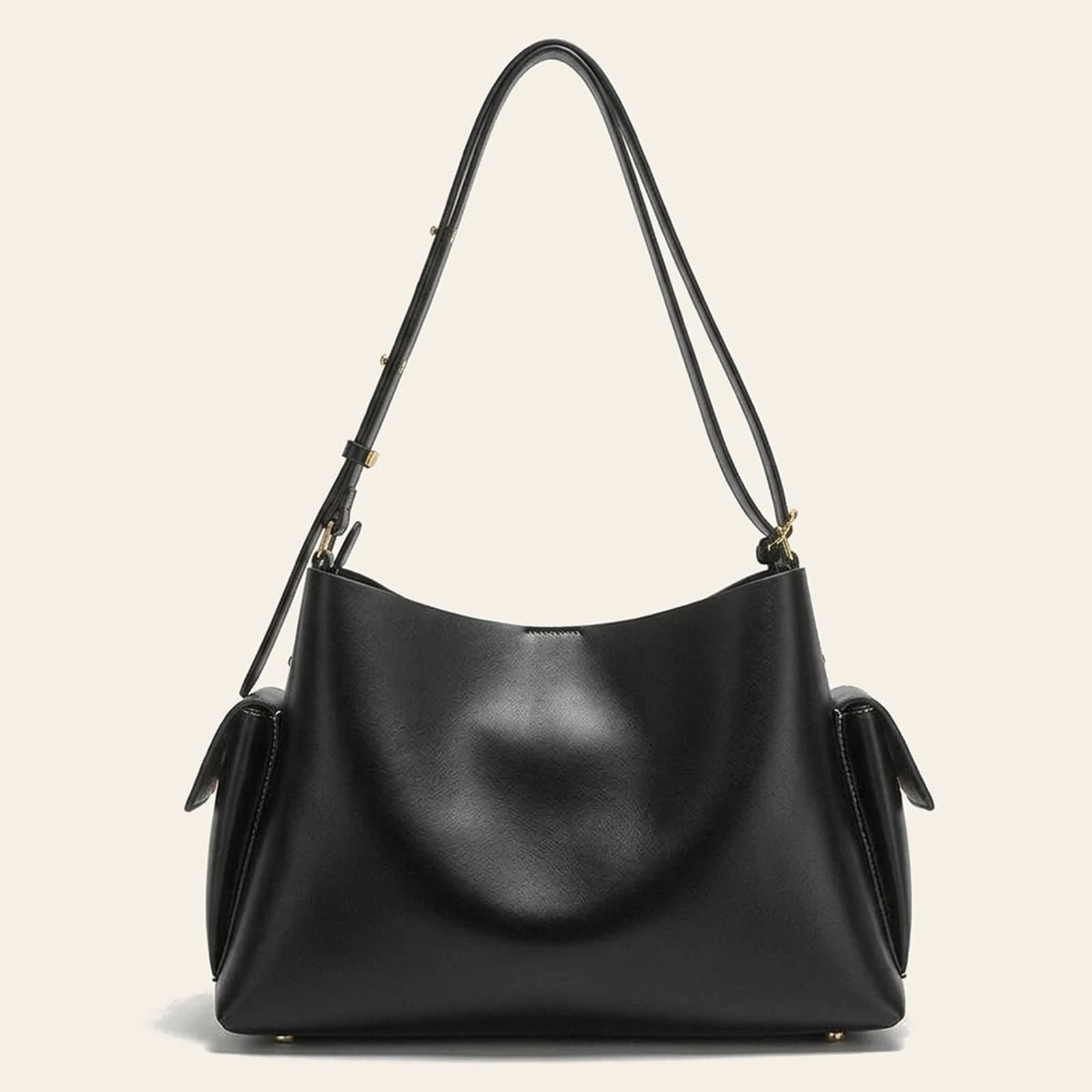 Positano Shoulder Bag — Black, view 2