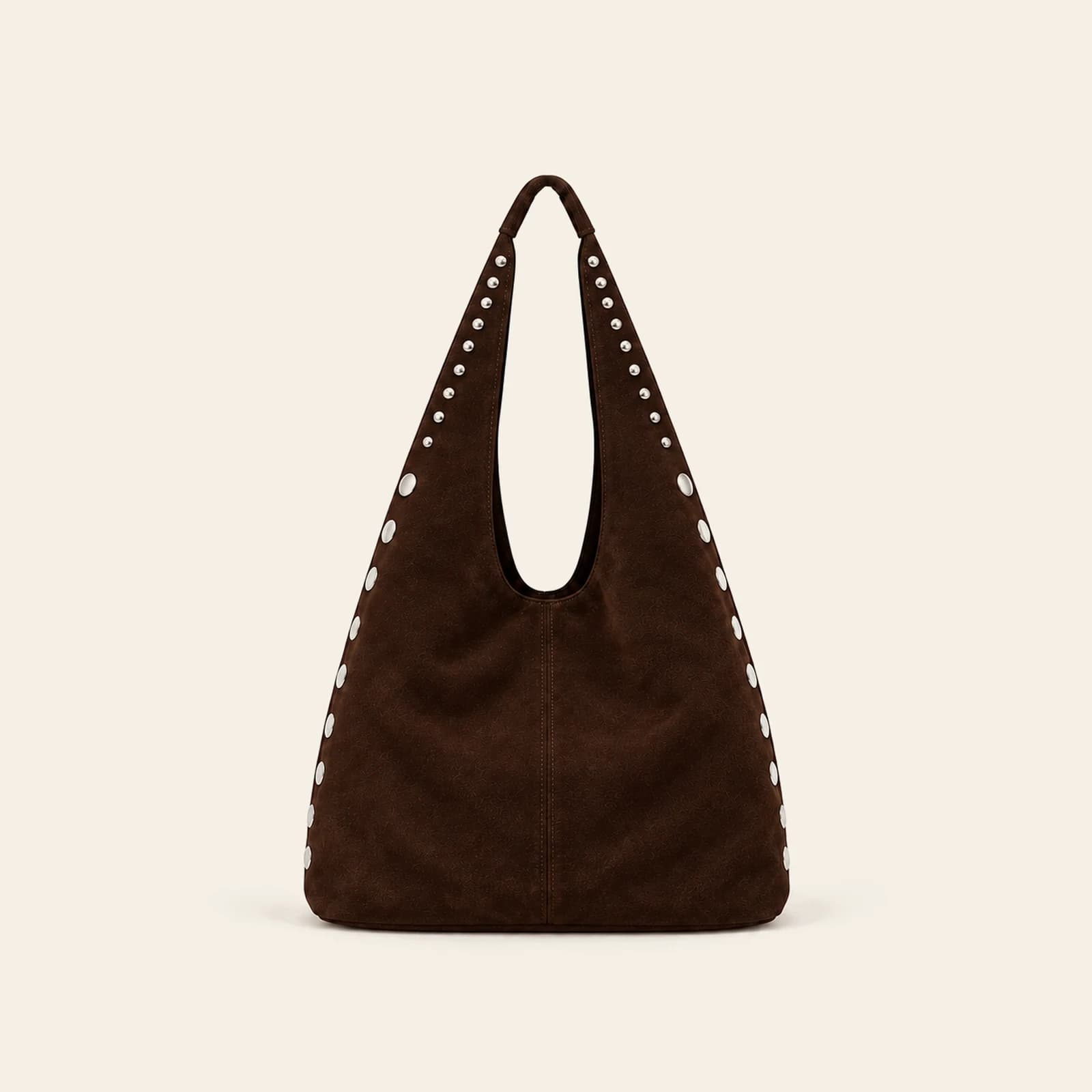 Roma Studded Hobo — Coffee, view 2