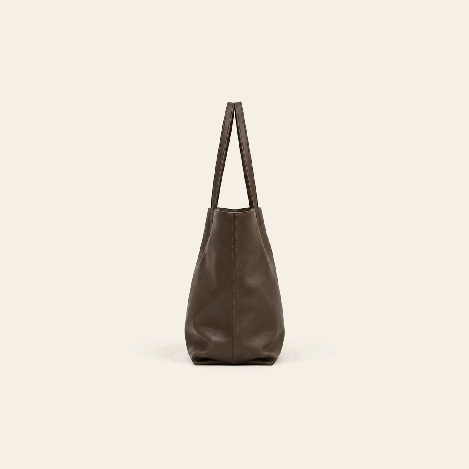 Sorrento Suede Tote — Smooth Coffee, view 3