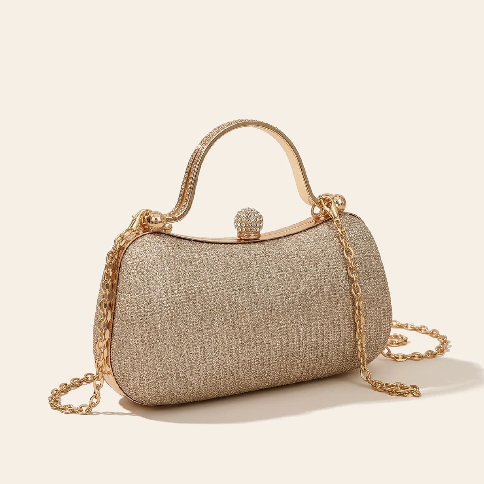 Stella Evening Bag — Golden, view 1