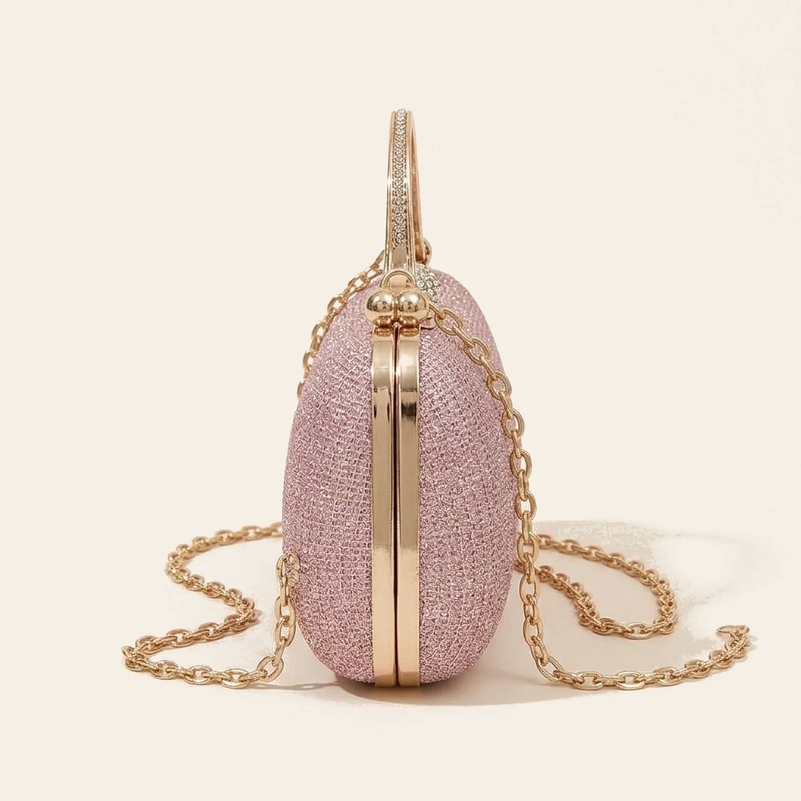 Stella Evening Bag — Pink, view 3