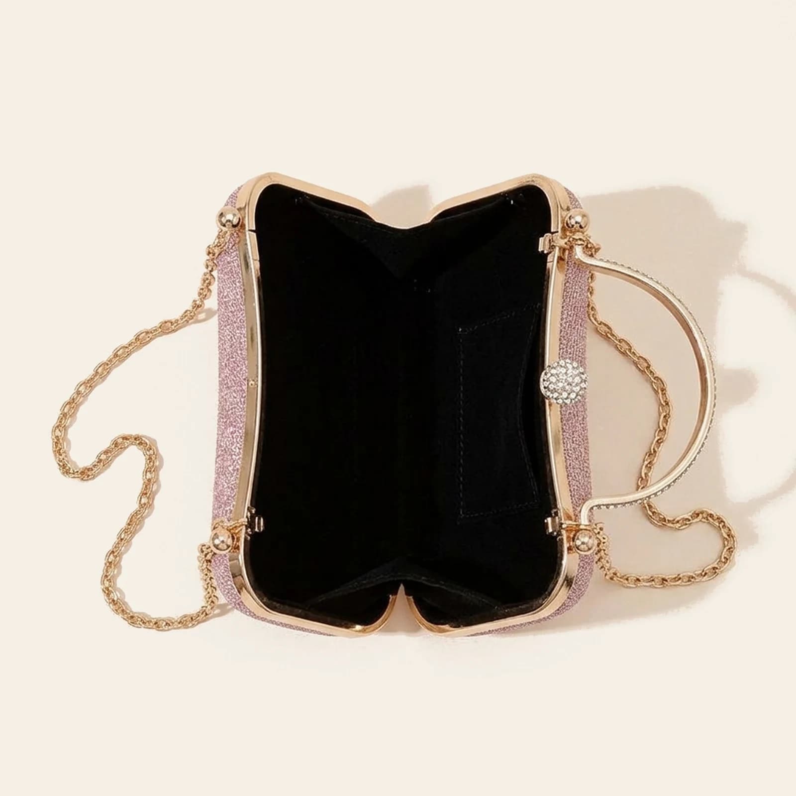Stella Evening Bag — Pink, view 4