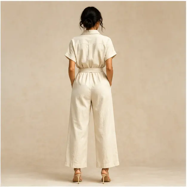 Alba Wide-Leg Jumpsuit, view 2