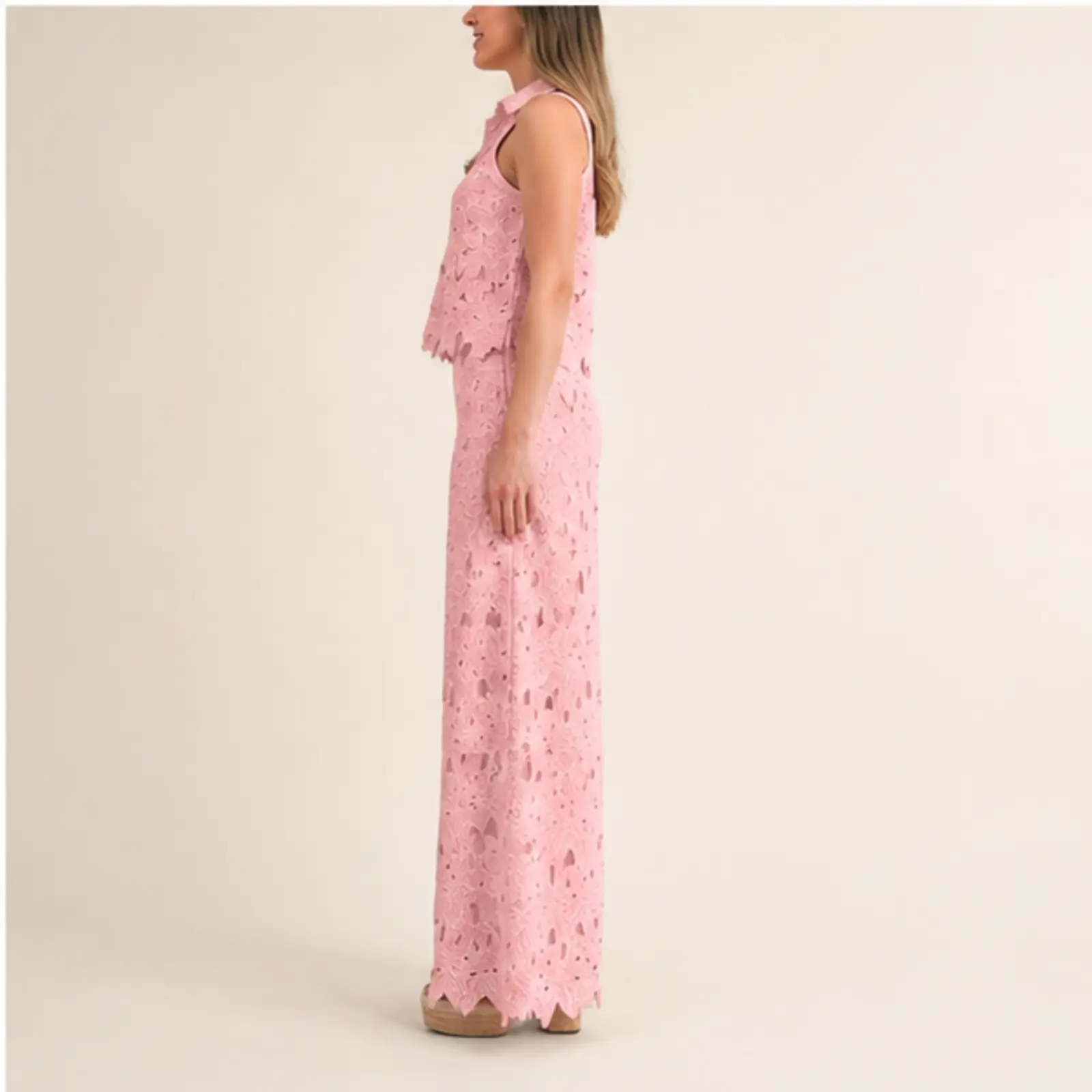 Aster Eyelet Two-Piece Set, view 4