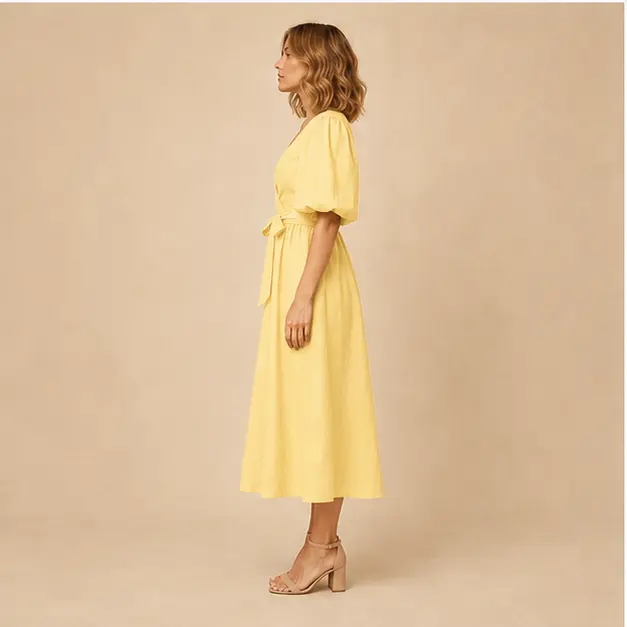 Aurelia Midi Dress, view 3