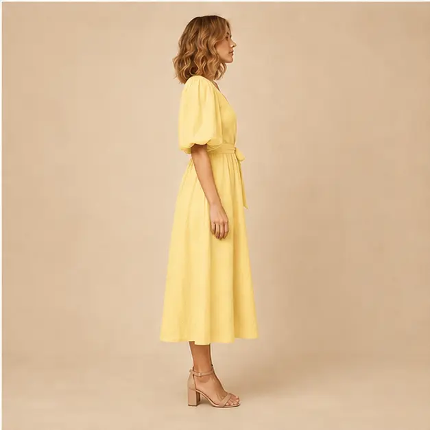 Aurelia Midi Dress, view 4
