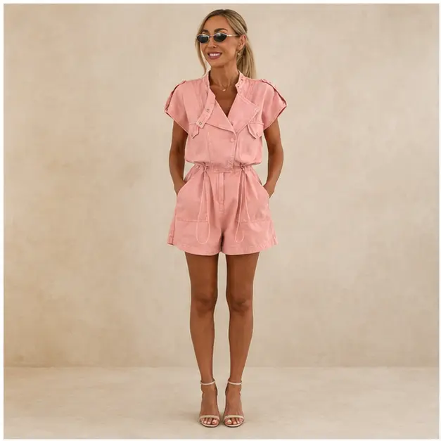 Capri Utility Romper