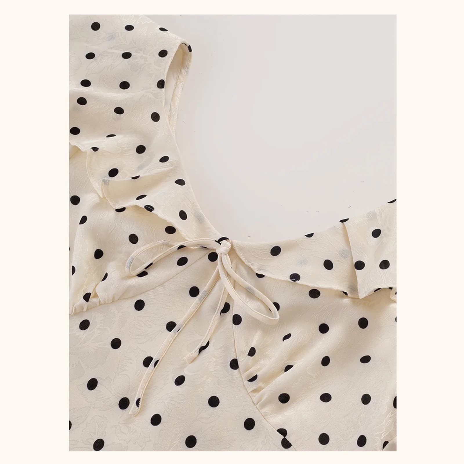 Celeste Polka Dot Midi Dress, view 4