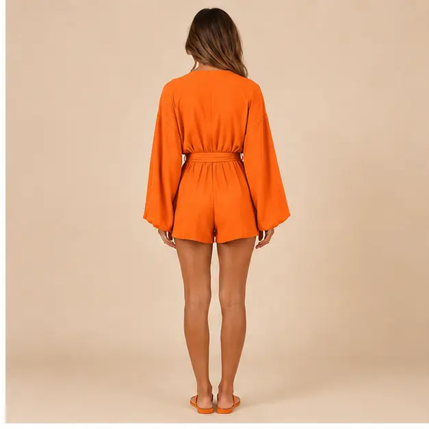 Clementine Wrap Romper, view 2