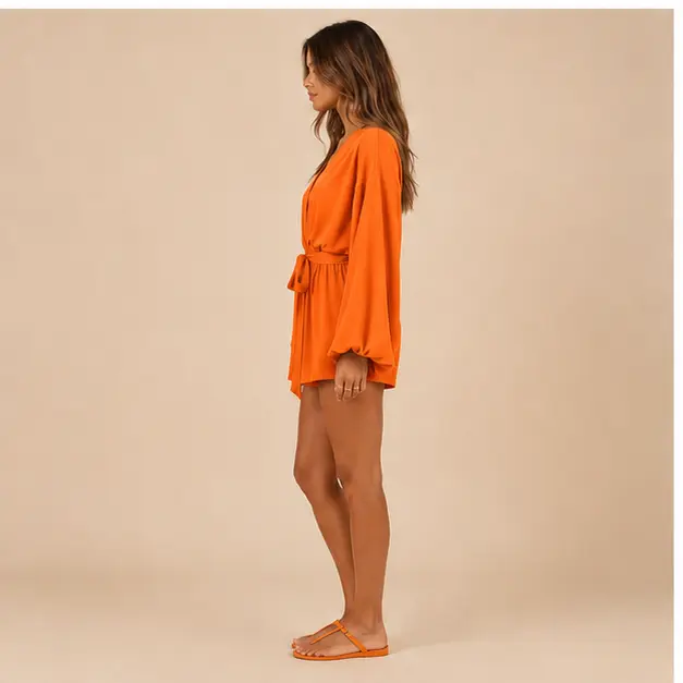 Clementine Wrap Romper, view 3