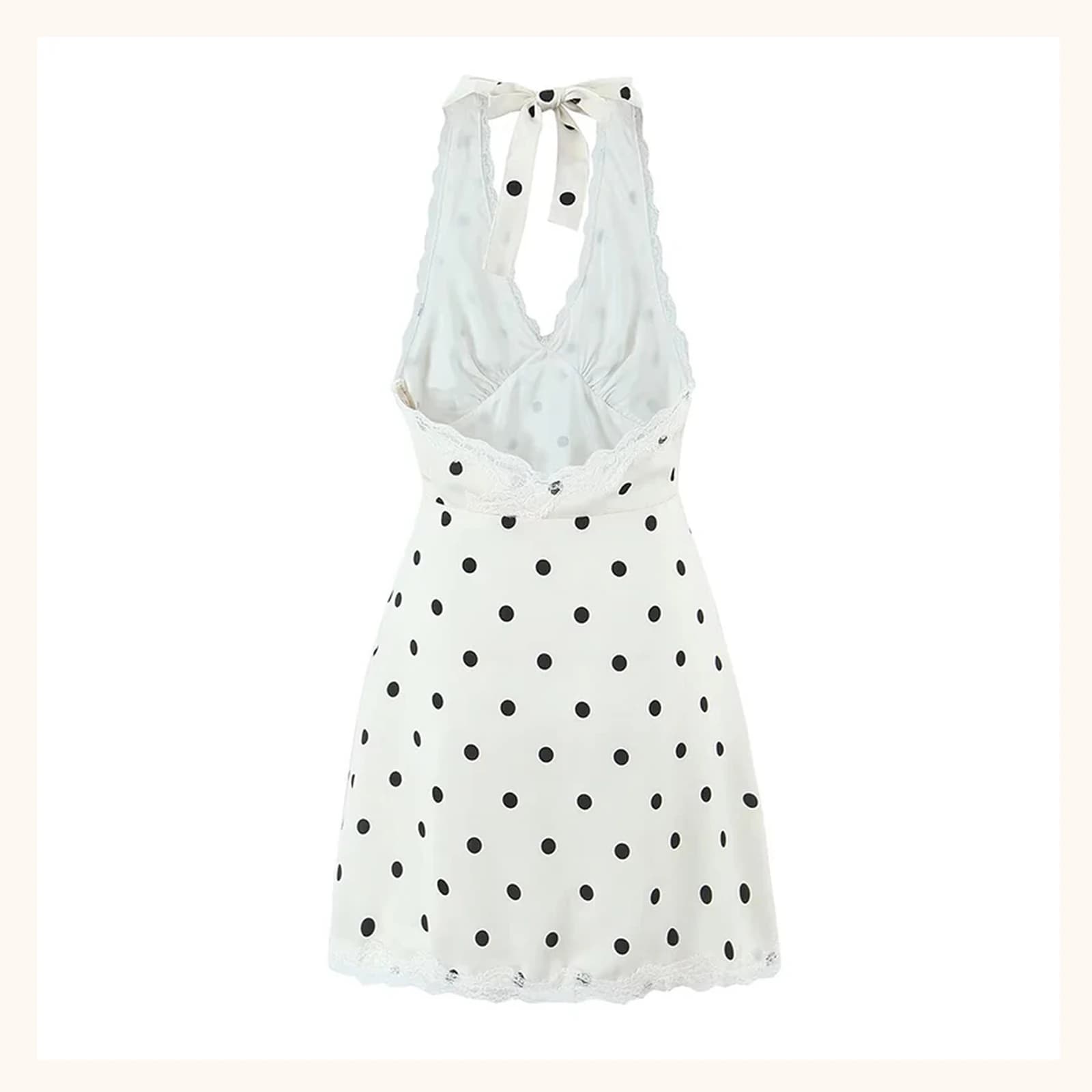 Colette Lace Halter Mini Dress, view 2