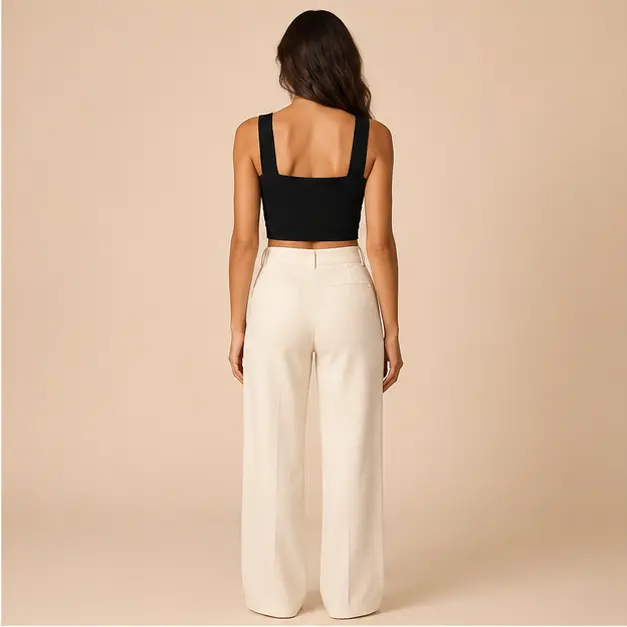 Cora Square-Neck Top, view 2