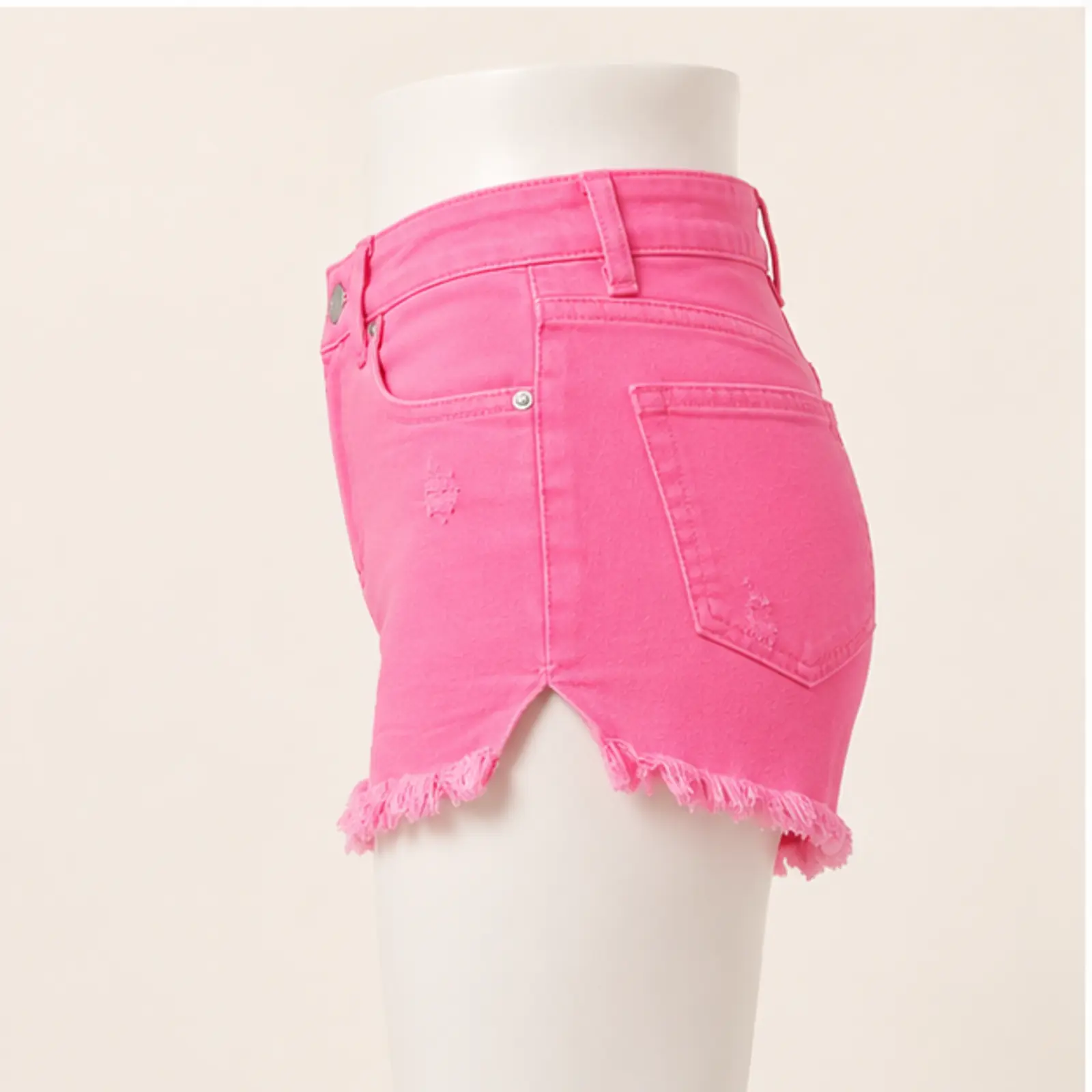 Daria Denim Shorts, view 3