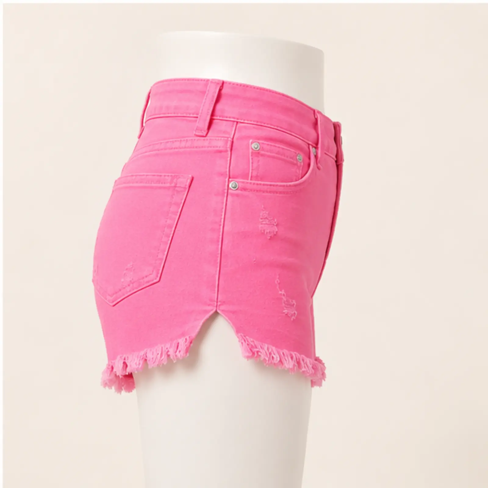 Daria Denim Shorts, view 4