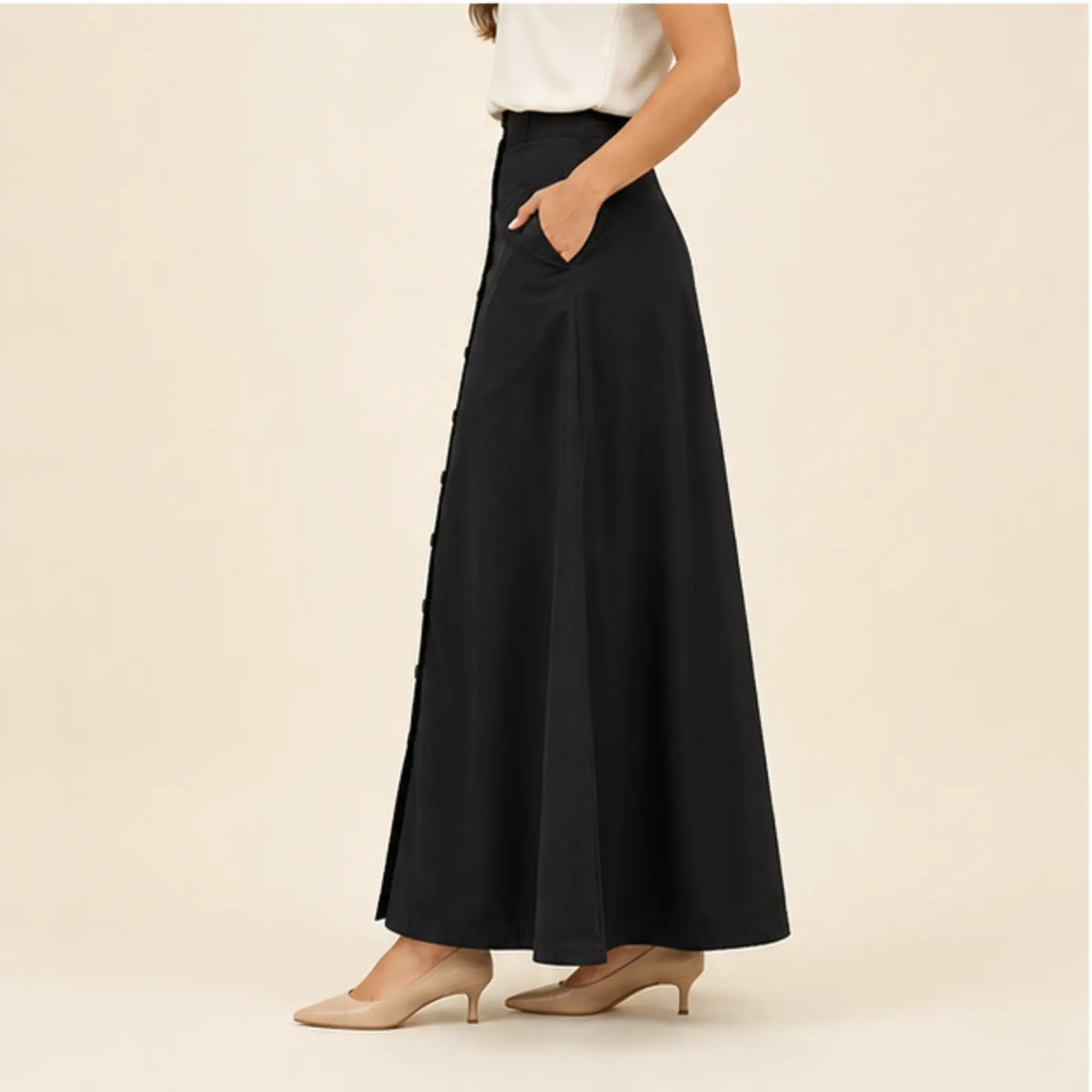 Eden Maxi Skirt, view 3