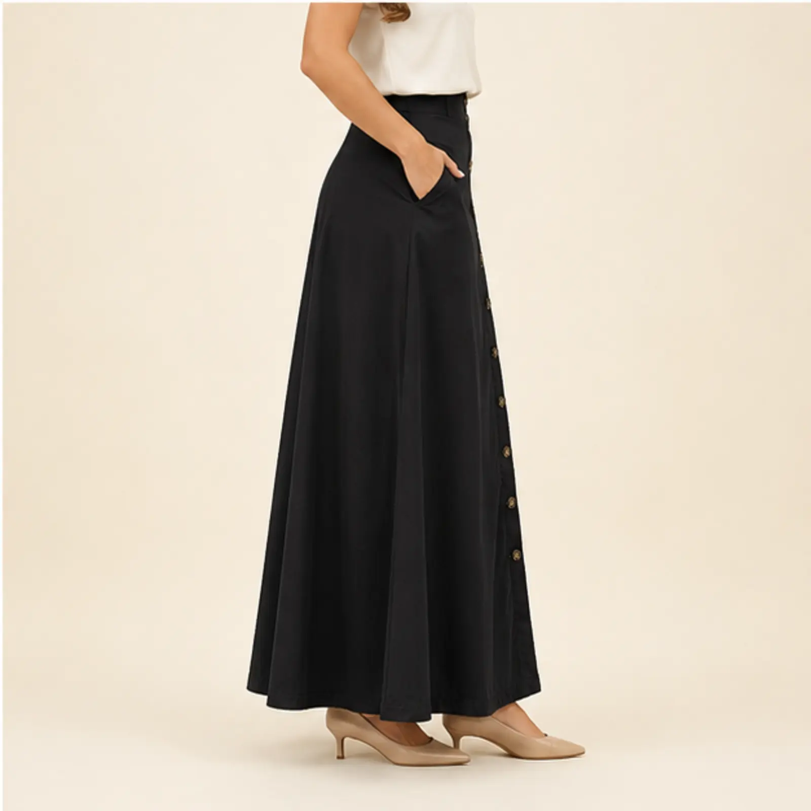Eden Maxi Skirt, view 4