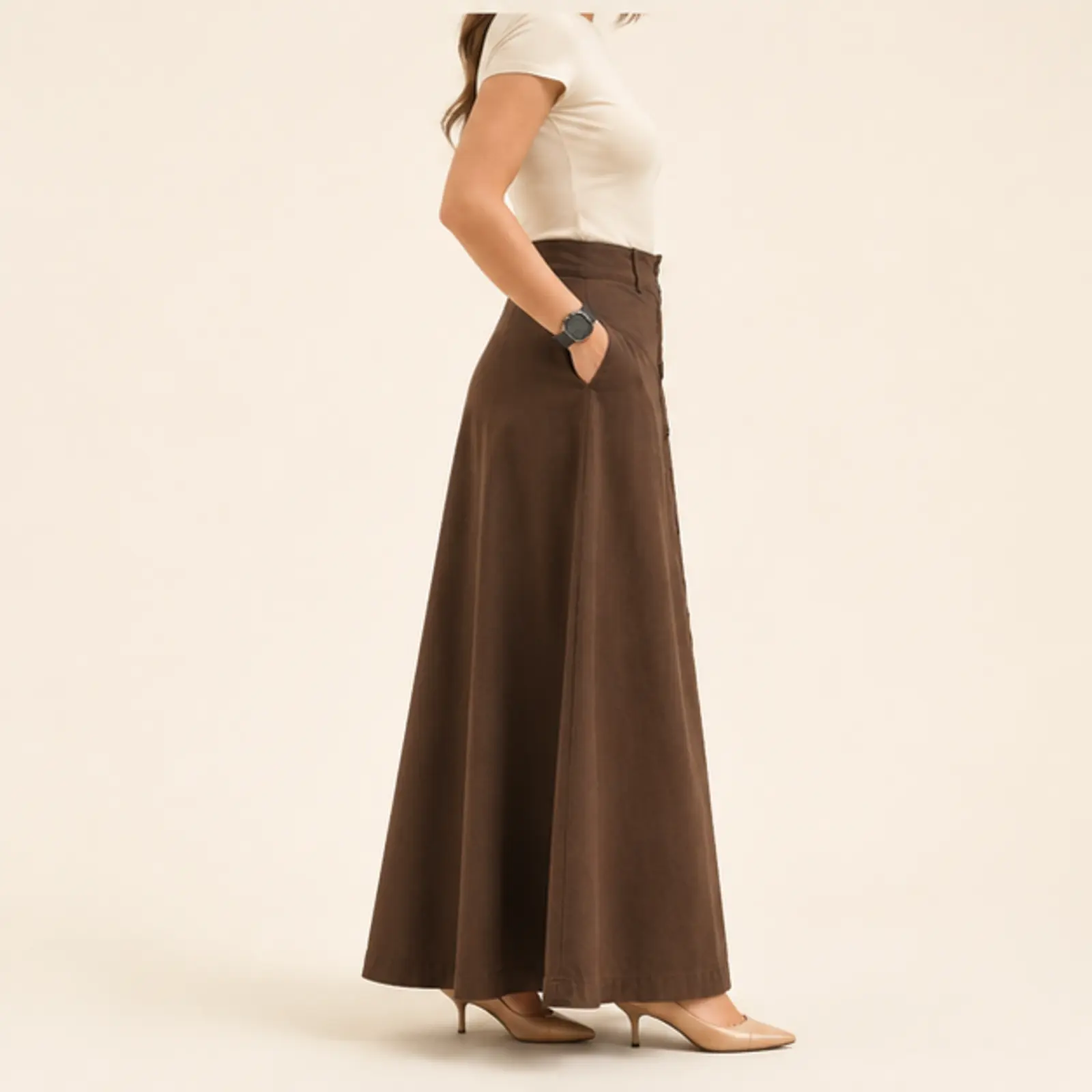 Elise Maxi Skirt, view 3