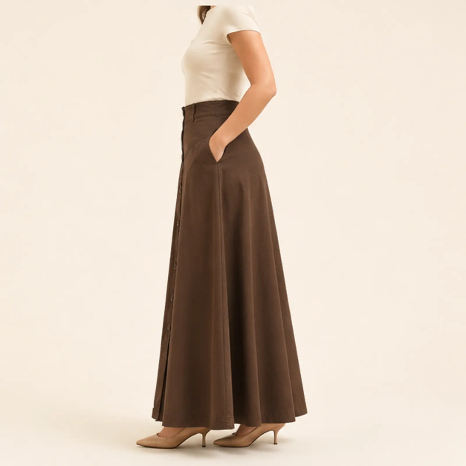 Elise Maxi Skirt, view 4