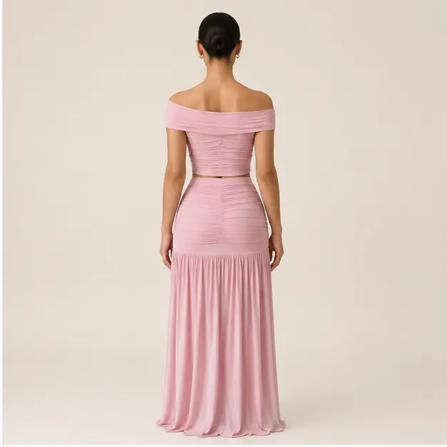 Elodie Ruched Two-Piece Set, view 2