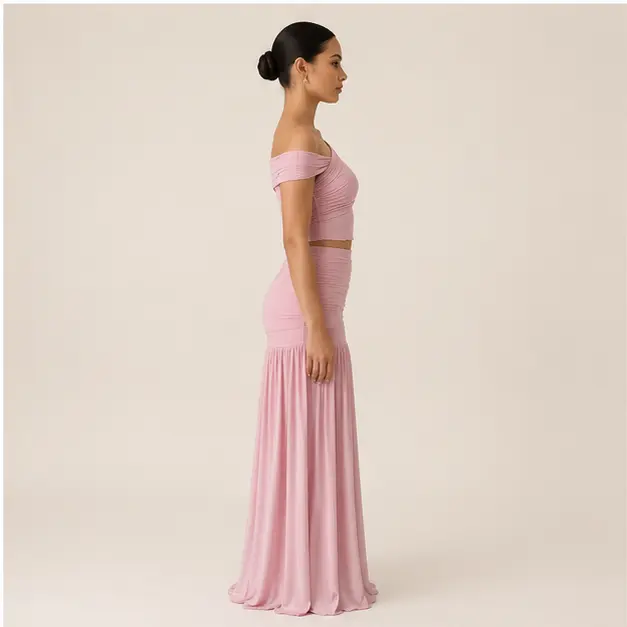 Elodie Ruched Two-Piece Set, view 4