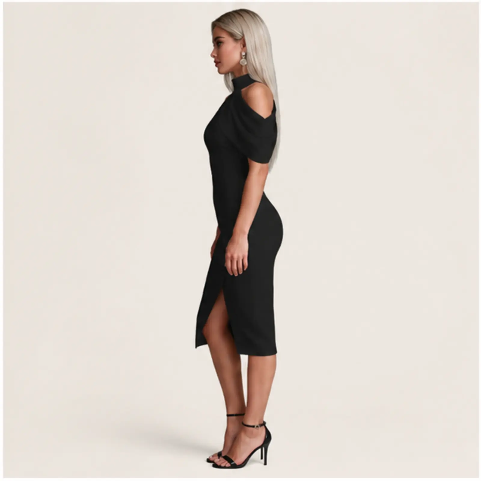Fia Midi Dress, view 3