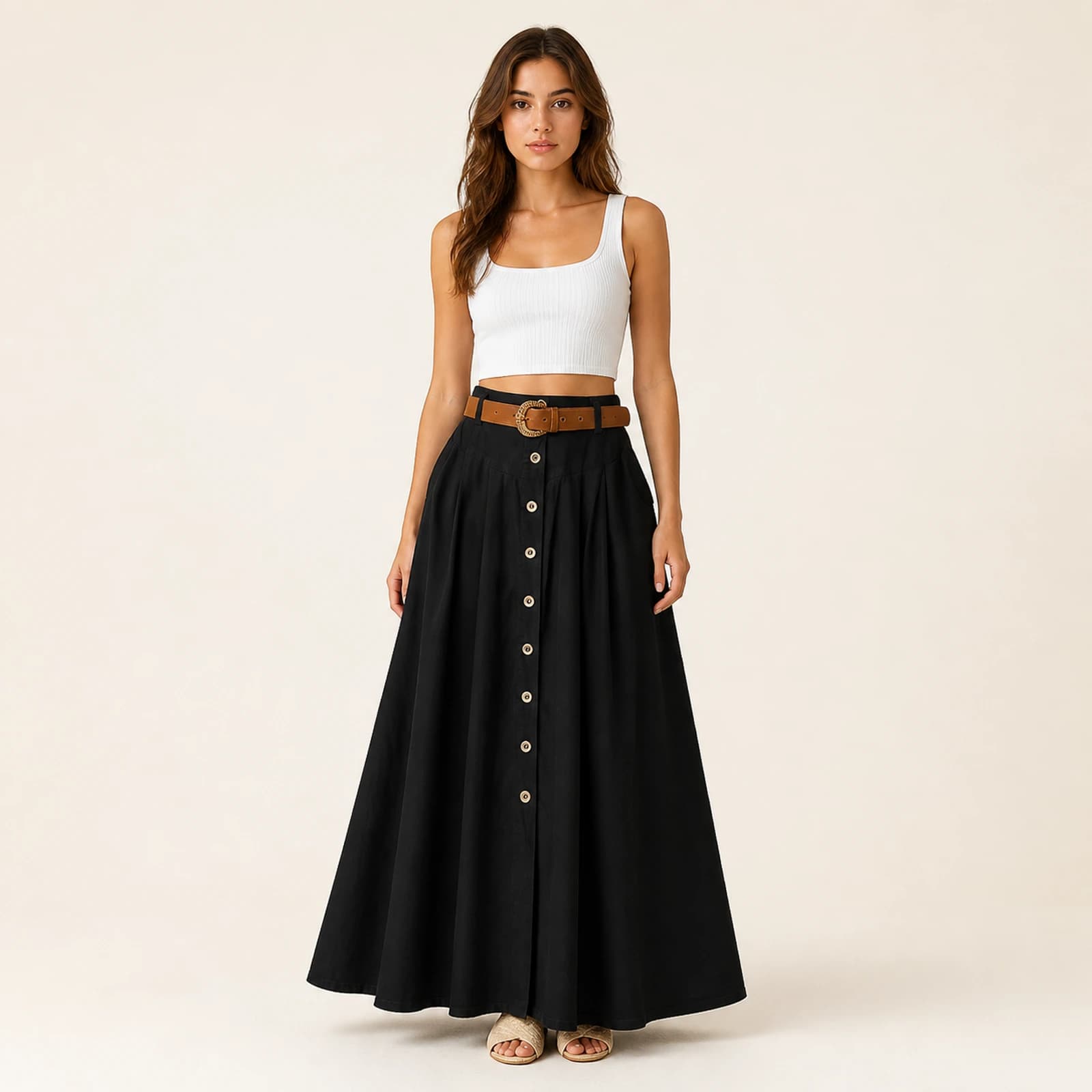Flor Maxi Skirt