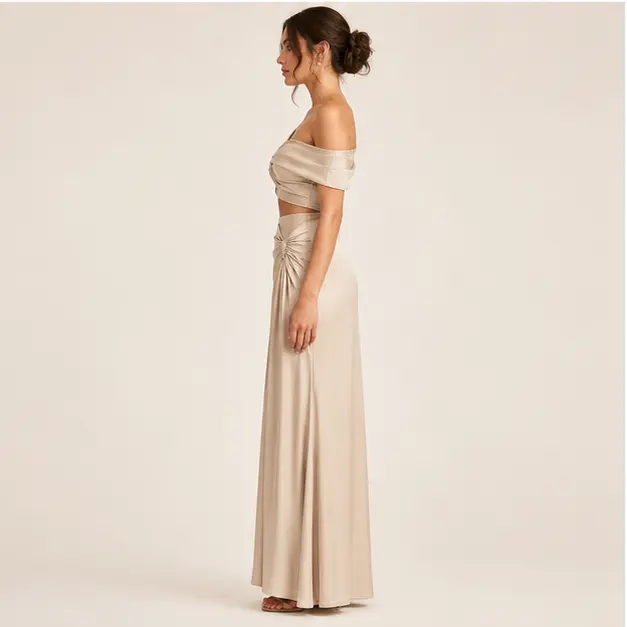 Gloria Draped Two-Piece Set, view 3