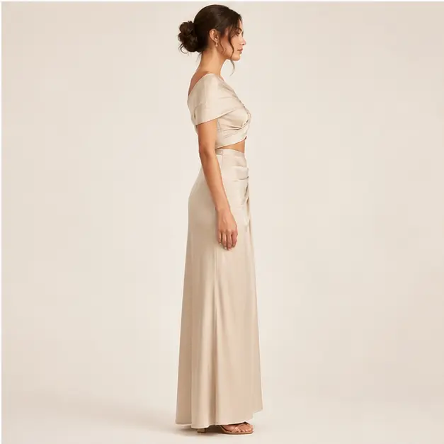 Gloria Draped Two-Piece Set, view 4