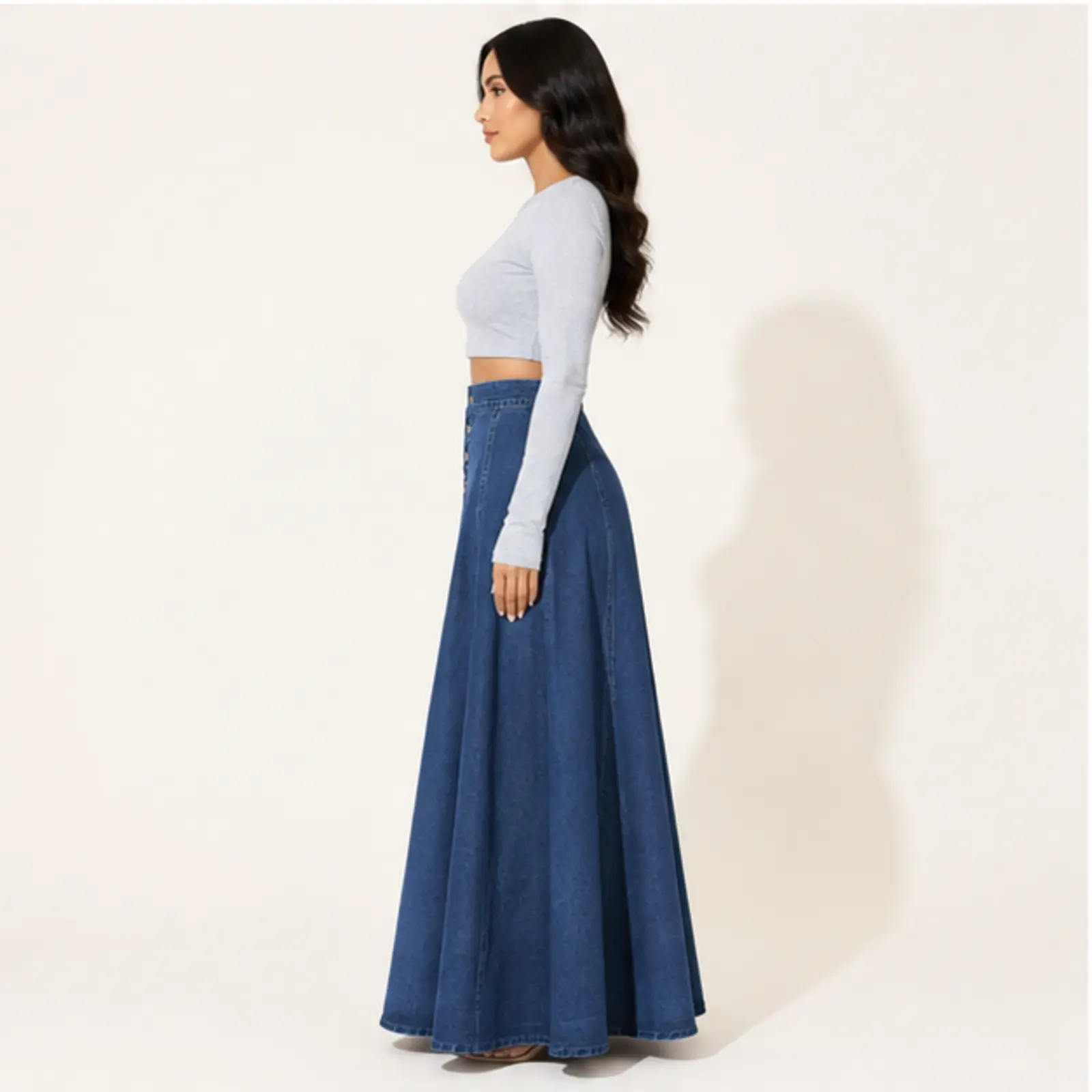 Harlow Maxi Skirt, view 3