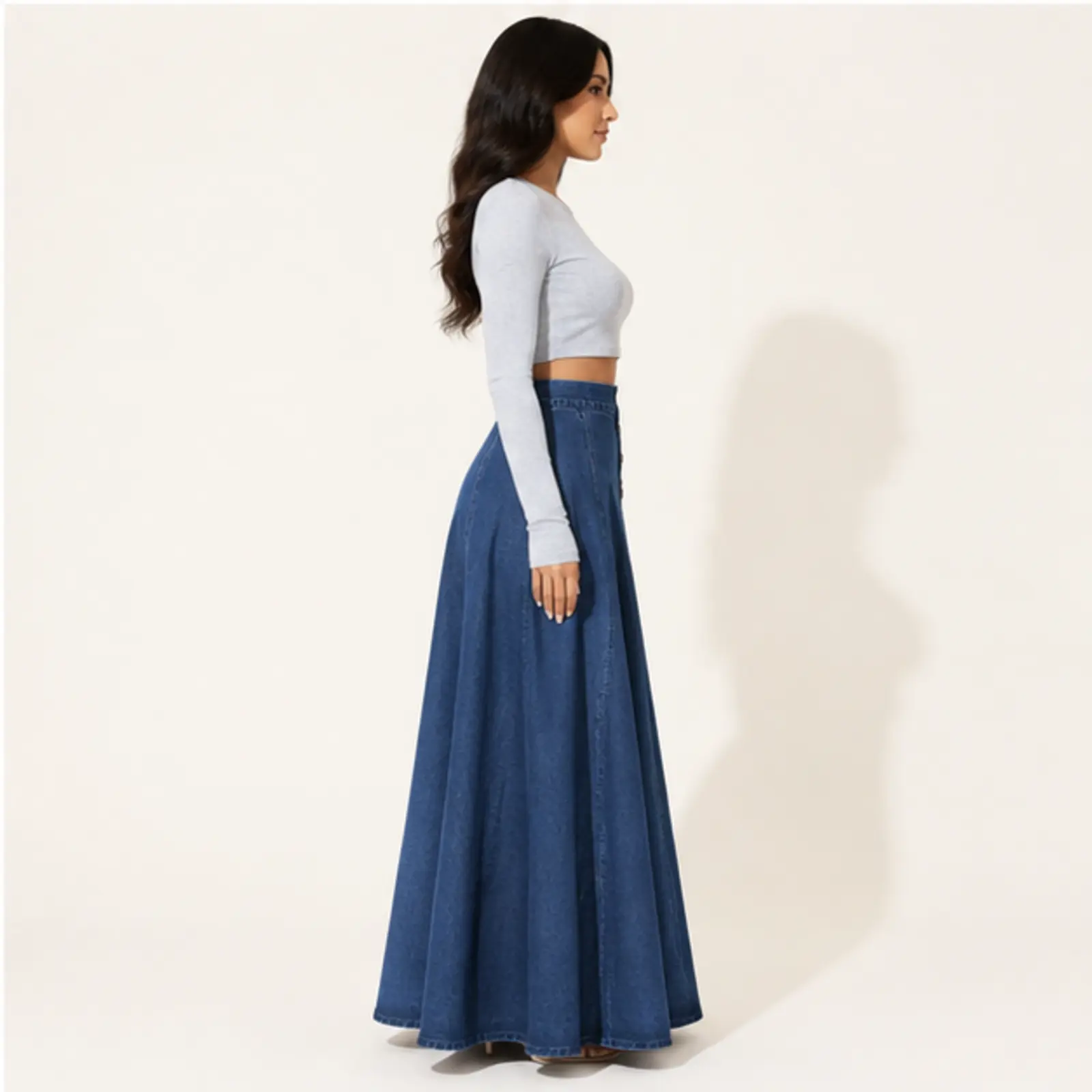 Harlow Maxi Skirt, view 4