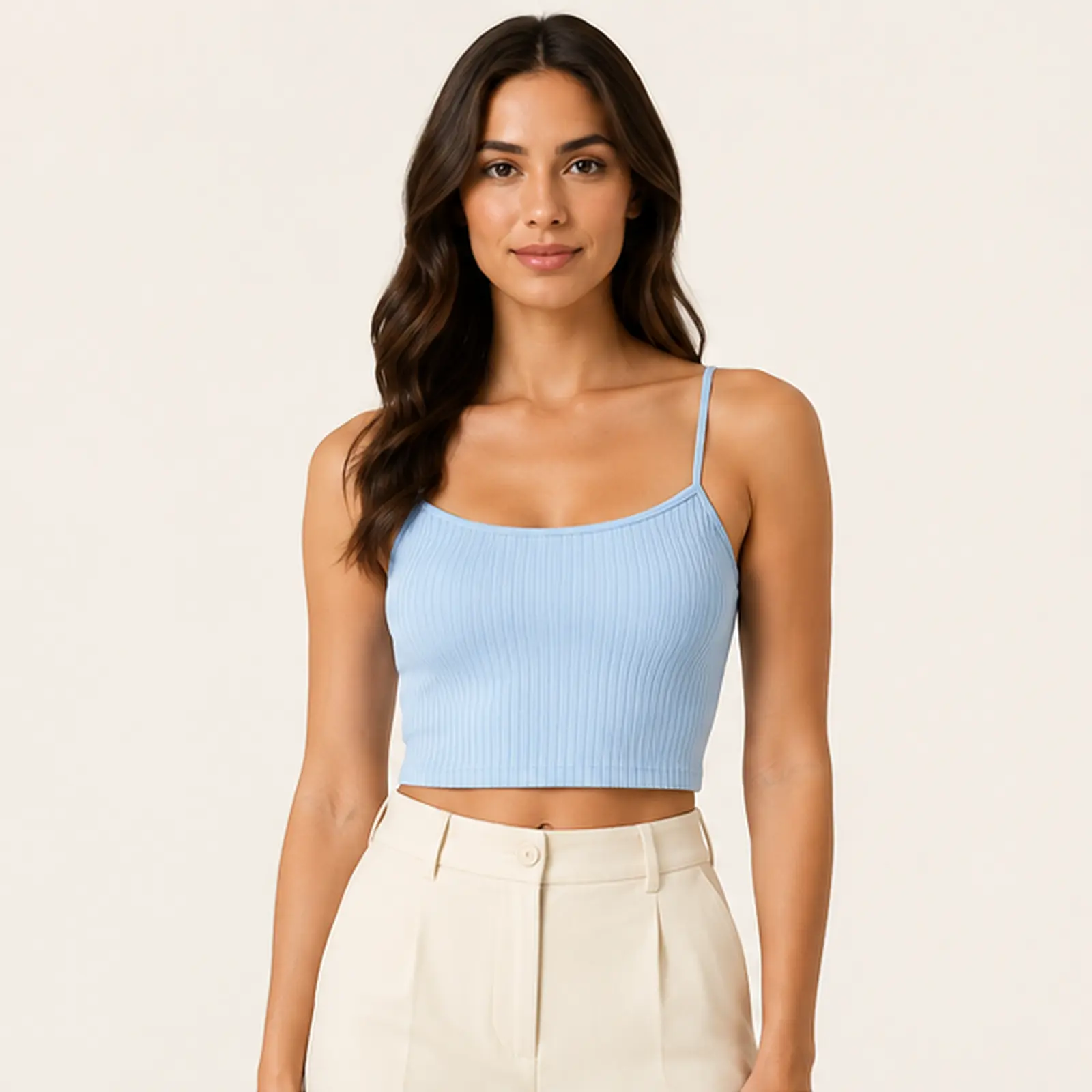 Indie Sky Ribbed Tank Top