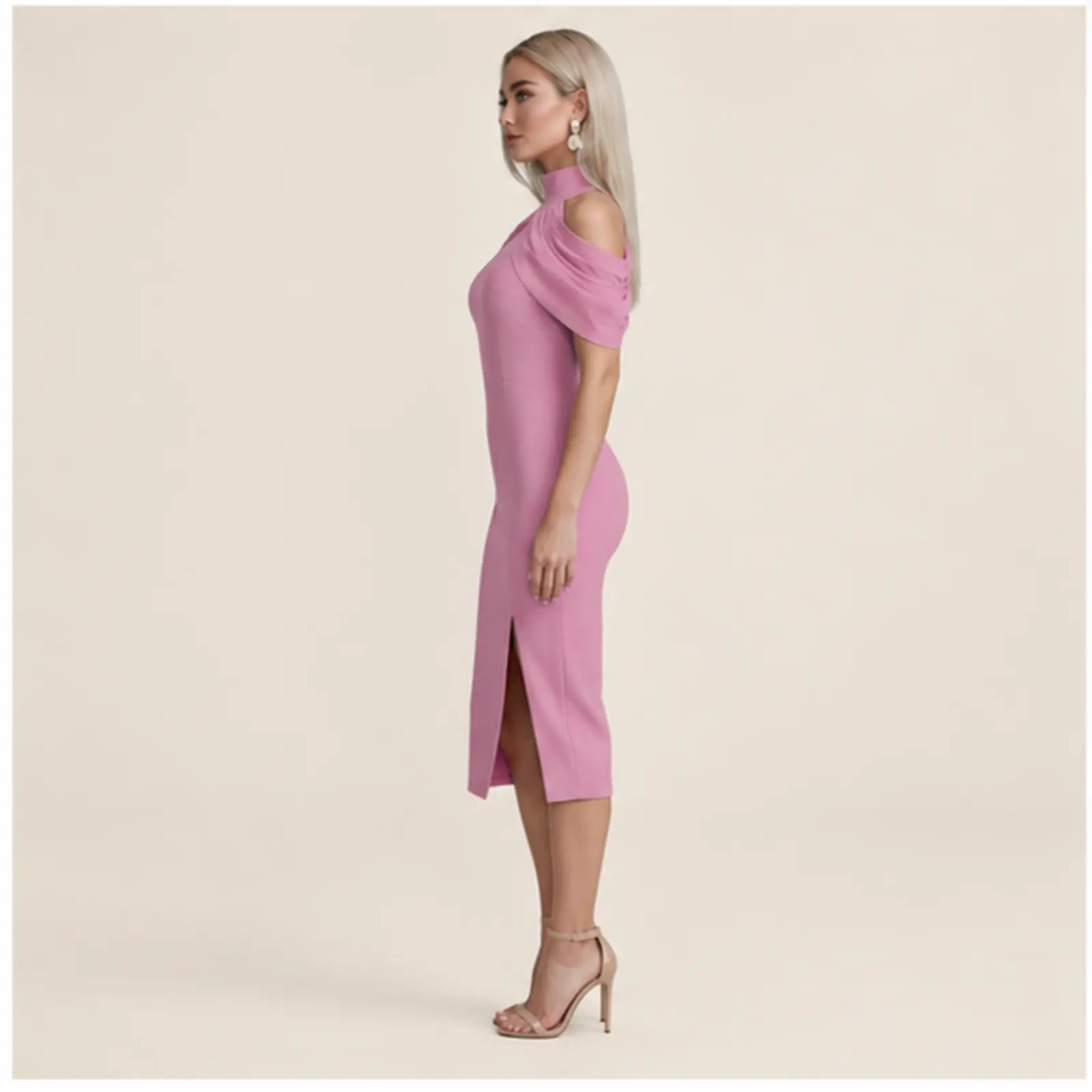 Ines Midi Dress, view 3