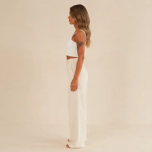 Ivy Square-Neck Top, view 3