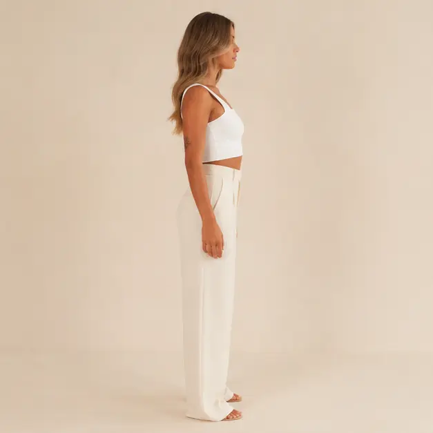 Ivy Square-Neck Top, view 4